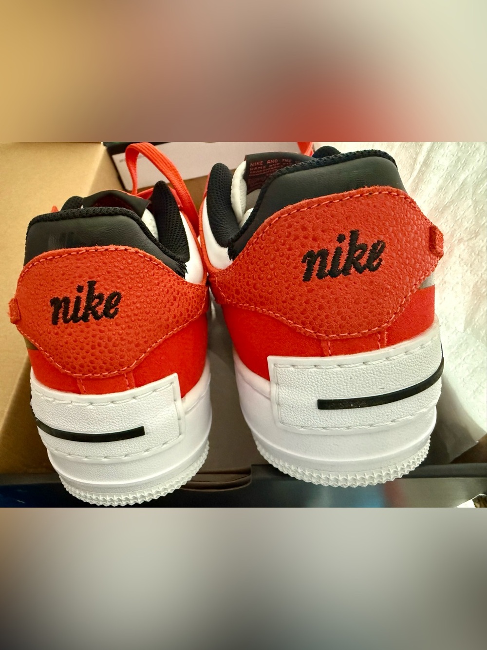 Nike Women’s Air Force 1 Shadow Low-Top Sneakers - Picture 4 of 7